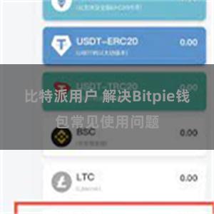 比特派用户 解决Bitpie钱包常见使用问题