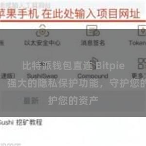 比特派钱包直连 Bitpie钱包：强大的隐私保护功能，守护您的资产