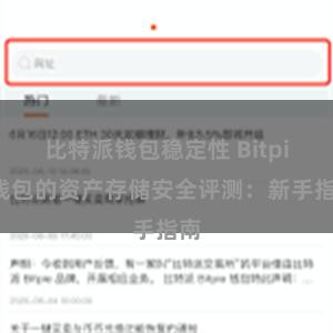 比特派钱包稳定性 Bitpie钱包的资产存储安全评测：新手指南
