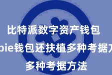 比特派数字资产钱包  Bitpie钱包还扶植多种考据方法